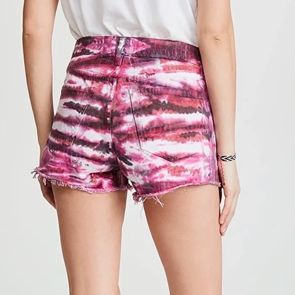 Agolde tie dye denim shorts - Picture 5 of 5